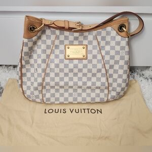 Louis Vuitton Damier Azur Pattern Galliera PM Bag